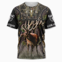 Load image into Gallery viewer, Deer Hunting 3D All Over Printed Hoodie, T-shirt, Long sleeve T-shirt, Tank Top, Short, Zipper Hoodie No.28