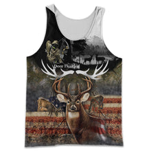 Load image into Gallery viewer, Deer Hunting 3D All Over Printed Hoodie, T-shirt, Long sleeve T-shirt, Tank Top, Short, Zipper Hoodie No.32