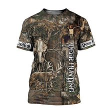 Load image into Gallery viewer, Deer Hunting 3D All Over Printed Hoodie, T-shirt, Long sleeve T-shirt, Tank Top, Short, Zipper Hoodie No.29