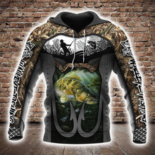 Load image into Gallery viewer, Walleye Fishing 3D All Over Printed Hoodie, T-shirt, Long sleeve T-shirt, Tank Top, Short, Zipper Hoodie No.75
