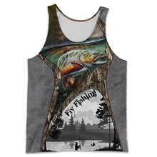 Load image into Gallery viewer, Fly Fishing 3D All Over Printed Hoodie, T-shirt, Long sleeve T-shirt, Tank Top, Short, Zipper Hoodie No.85
