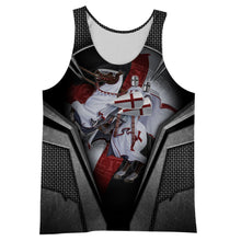 Load image into Gallery viewer, Brave Knight Templar 3D All Over Printed Hoodie, T-shirt, Long sleeve T-shirt, Tank Top, Short, Zipper Hoodie No.21