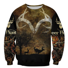 Load image into Gallery viewer, Deer Hunting 3D All Over Printed Hoodie, T-shirt, Long sleeve T-shirt, Tank Top, Short, Zipper Hoodie No.74