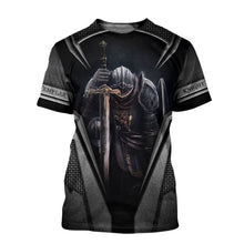 Load image into Gallery viewer, Brave Knight Templar 3D All Over Printed Hoodie, T-shirt, Long sleeve T-shirt, Tank Top, Short, Zipper Hoodie No.16
