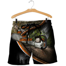 Load image into Gallery viewer, I Am A Logger 3D All Over Printed Hoodie, T-shirt, Long sleeve T-shirt, Tank Top, Short, Zipper Hoodie No.89