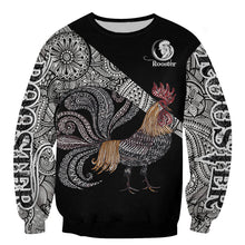 Load image into Gallery viewer, Rooster 3D All Over Printed Hoodie, T-shirt, Long sleeve T-shirt, Tank Top, Short, Zipper Hoodie No.02