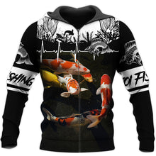 Load image into Gallery viewer, Beautiful Koi 3D All Over Printed Hoodie, T-shirt, Long sleeve T-shirt, Tank Top, Short, Zipper Hoodie No.88