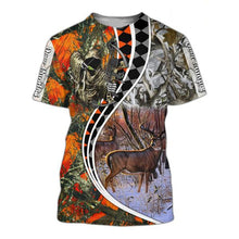 Load image into Gallery viewer, Deer Hunting 3D All Over Printed Hoodie, T-shirt, Long sleeve T-shirt, Tank Top, Short, Zipper Hoodie No.62