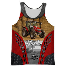 Load image into Gallery viewer, I Am A Farmer 3D All Over Printed Hoodie, T-shirt, Long sleeve T-shirt, Tank Top, Short, Zipper Hoodie No.72