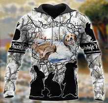 Load image into Gallery viewer, Rabbit Hunting 3D All Over Printed Hoodie, T-shirt, Long sleeve T-shirt, Tank Top, Short, Zipper Hoodie No.86