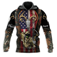 Load image into Gallery viewer, Bow Hunting 3D All Over Printed Hoodie, T-shirt, Long sleeve T-shirt, Tank Top, Short, Zipper Hoodie No.58