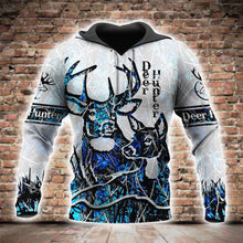 Load image into Gallery viewer, Deer Hunting 3D All Over Printed Hoodie, T-shirt, Long sleeve T-shirt, Tank Top, Short, Zipper Hoodie No.114