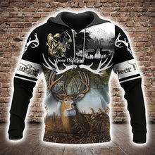 Load image into Gallery viewer, Deer Hunting 3D All Over Printed Hoodie, T-shirt, Long sleeve T-shirt, Tank Top, Short, Zipper Hoodie No.12