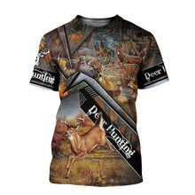 Load image into Gallery viewer, Deer Hunting 3D All Over Printed Hoodie, T-shirt, Long sleeve T-shirt, Tank Top, Short, Zipper Hoodie No.93