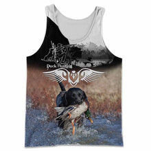 Load image into Gallery viewer, Duck Hunting 3D All Over Printed Hoodie, T-shirt, Long sleeve T-shirt, Tank Top, Short, Zipper Hoodie No.13