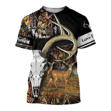 Load image into Gallery viewer, Deer Hunting Lava 3D All Over Printed Hoodie, T-shirt, Long sleeve T-shirt, Tank Top, Short, Zipper Hoodie No.97