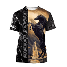Load image into Gallery viewer, Horse 3D All Over Printed Hoodie, T-shirt, Long sleeve T-shirt, Tank Top, Short, Zipper Hoodie No.03