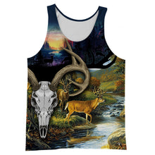 Load image into Gallery viewer, Deer Hunting 3D All Over Printed Hoodie, T-shirt, Long sleeve T-shirt, Tank Top, Short, Zipper Hoodie No.22