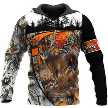 Load image into Gallery viewer, Deer Hunting 3D All Over Printed Hoodie, T-shirt, Long sleeve T-shirt, Tank Top, Short, Zipper Hoodie No.118