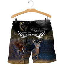 Load image into Gallery viewer, Deer Hunting 3D All Over Printed Hoodie, T-shirt, Long sleeve T-shirt, Tank Top, Short, Zipper Hoodie No.11