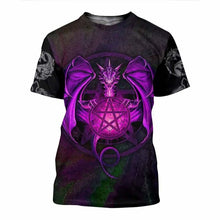 Load image into Gallery viewer, Dragon 3D All Over Printed Hoodie, T-shirt, Long sleeve T-shirt, Tank Top, Short, Zipper Hoodie No.07