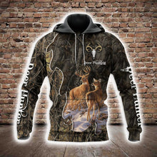 Load image into Gallery viewer, Deer Hunting 3D All Over Printed Hoodie, T-shirt, Long sleeve T-shirt, Tank Top, Short, Zipper Hoodie No.120