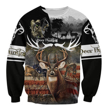 Load image into Gallery viewer, Deer Hunting 3D All Over Printed Hoodie, T-shirt, Long sleeve T-shirt, Tank Top, Short, Zipper Hoodie No.32