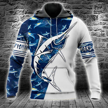 Load image into Gallery viewer, Marlin Fishing 3D All Over Printed Hoodie, T-shirt, Long sleeve T-shirt, Tank Top, Short, Zipper Hoodie No.119