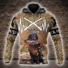 Load image into Gallery viewer, Duck Hunting 3D All Over Printed Hoodie, T-shirt, Long sleeve T-shirt, Tank Top, Short, Zipper Hoodie No.95