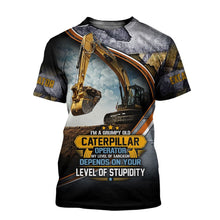 Load image into Gallery viewer, Beautiful Excavator 3D All Over Printed Hoodie, T-shirt, Long sleeve T-shirt, Tank Top, Short, Zipper Hoodie No.112