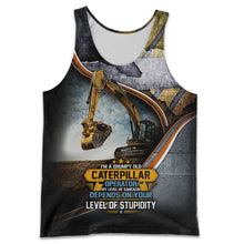 Load image into Gallery viewer, Beautiful Excavator 3D All Over Printed Hoodie, T-shirt, Long sleeve T-shirt, Tank Top, Short, Zipper Hoodie No.112