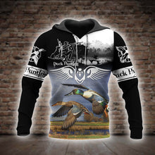 Load image into Gallery viewer, Duck Hunting 3D All Over Printed Hoodie, T-shirt, Long sleeve T-shirt, Tank Top, Short, Zipper Hoodie No.134