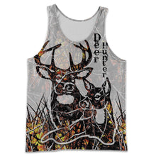 Load image into Gallery viewer, Deer Hunter 3D All Over Printed Hoodie, T-shirt, Long sleeve T-shirt, Tank Top, Short, Zipper Hoodie No.102