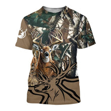 Load image into Gallery viewer, Deer Hunting 3D All Over Printed Hoodie, T-shirt, Long sleeve T-shirt, Tank Top, Short, Zipper Hoodie No.116