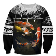 Load image into Gallery viewer, Beautiful Koi 3D All Over Printed Hoodie, T-shirt, Long sleeve T-shirt, Tank Top, Short, Zipper Hoodie No.88