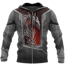 Load image into Gallery viewer, Dragon 3D All Over Printed Hoodie, T-shirt, Long sleeve T-shirt, Tank Top, Short, Zipper Hoodie No.38