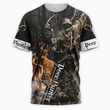 Load image into Gallery viewer, Love Deer 3D All Over Printed Hoodie, T-shirt, Long sleeve T-shirt, Tank Top, Short, Zipper Hoodie No.104