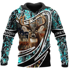 Load image into Gallery viewer, Love Hunting 3D All Over Printed Hoodie, T-shirt, Long sleeve T-shirt, Tank Top, Short, Zipper Hoodie No.110