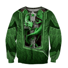 Load image into Gallery viewer, Dragon 3D All Over Printed Hoodie, T-shirt, Long sleeve T-shirt, Tank Top, Short, Zipper Hoodie No.08