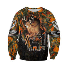 Load image into Gallery viewer, Deer Hunting Orange 3D All Over Printed Hoodie, T-shirt, Long sleeve T-shirt, Tank Top, Short, Zipper Hoodie No.98