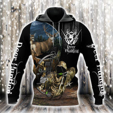 Load image into Gallery viewer, Deer Hunting 3D All Over Printed Hoodie, T-shirt, Long sleeve T-shirt, Tank Top, Short, Zipper Hoodie No.24