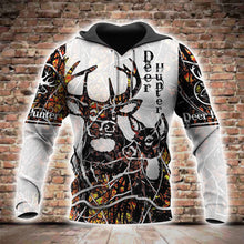 Load image into Gallery viewer, Deer Hunter 3D All Over Printed Hoodie, T-shirt, Long sleeve T-shirt, Tank Top, Short, Zipper Hoodie No.102