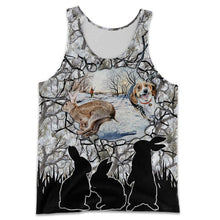 Load image into Gallery viewer, Rabbit Hunting 3D All Over Printed Hoodie, T-shirt, Long sleeve T-shirt, Tank Top, Short, Zipper Hoodie No.86