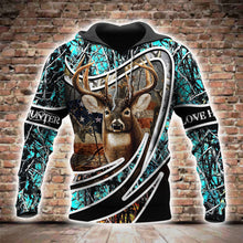 Load image into Gallery viewer, Love Hunting 3D All Over Printed Hoodie, T-shirt, Long sleeve T-shirt, Tank Top, Short, Zipper Hoodie No.110