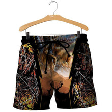 Load image into Gallery viewer, Deer Hunting 3D All Over Printed Hoodie, T-shirt, Long sleeve T-shirt, Tank Top, Short, Zipper Hoodie No.35