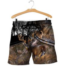 Load image into Gallery viewer, Deer Hunting 3D All Over Printed Hoodie, T-shirt, Long sleeve T-shirt, Tank Top, Short, Zipper Hoodie No.34