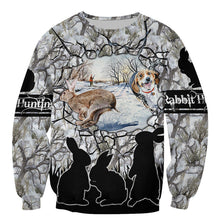 Load image into Gallery viewer, Rabbit Hunting 3D All Over Printed Hoodie, T-shirt, Long sleeve T-shirt, Tank Top, Short, Zipper Hoodie No.86