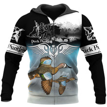 Load image into Gallery viewer, Duck Hunting 3D All Over Printed Hoodie, T-shirt, Long sleeve T-shirt, Tank Top, Short, Zipper Hoodie No.15
