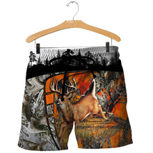 Load image into Gallery viewer, Deer Hunting 3D All Over Printed Hoodie, T-shirt, Long sleeve T-shirt, Tank Top, Short, Zipper Hoodie No.14