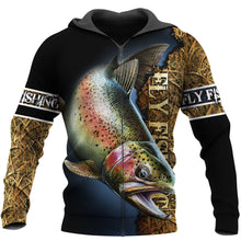 Load image into Gallery viewer, Fly Fishing 3D All Over Printed Hoodie, T-shirt, Long sleeve T-shirt, Tank Top, Short, Zipper Hoodie No.133